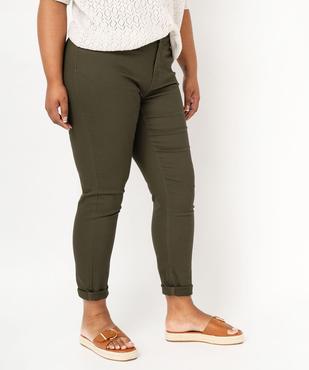 Pantalon coupe Regular femme grande taille vue1 - GEMO (G TAILLE) - GEMO