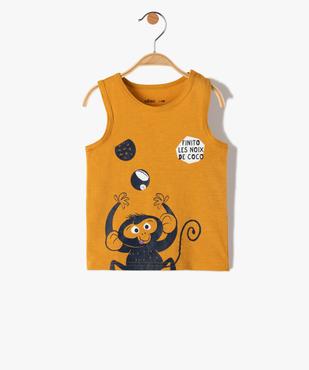 Débardeur bébé garçon imprimé vue1 - GEMO(BEBE DEBT) - GEMO