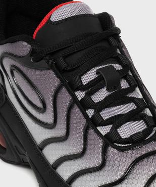 Baskets en mesh à semelle épaisse avec bulle d'air translucide homme vue6 - 5 MILES GEMO FOR GOOD - GEMO