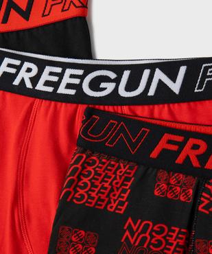 Boxers de sport en coton stretch garçon (lot de 3) - Freegun vue2 - FREEGUN - GEMO