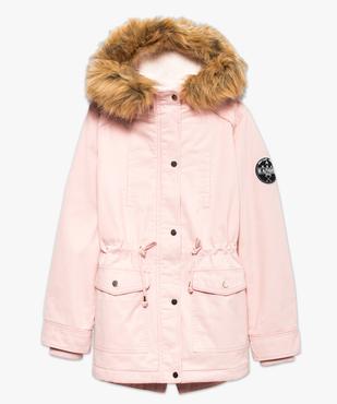 Parka à capuche avec bord  amovible vue4 - FOLLOW ME - GEMO