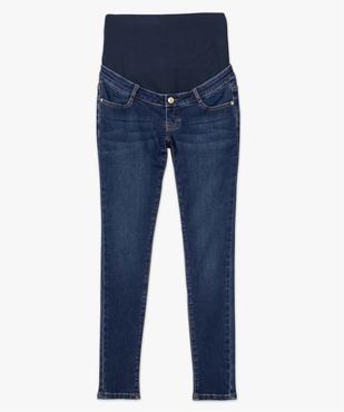 Jean de grossesse coupe Skinny avec bandeau haut vue4 - GEMO 4G MATERN - GEMO