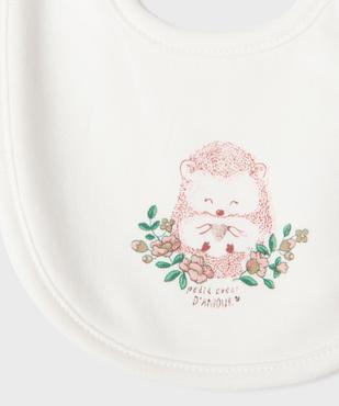 Bavoir naissance en jersey de coton (lot de 3) vue2 - GEMO 4G BEBE - GEMO