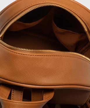 Sac à dos avec détails métalliques femme vue3 - GEMO (ACCESS) - GEMO
