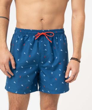 Short de bain homme imprimé homards vue2 - GEMO (PLAGE) - GEMO