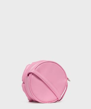 Sac à bandoulière de forme ronde avec fleur en relief fille vue2 - GEMO (ACCESS) - GEMO