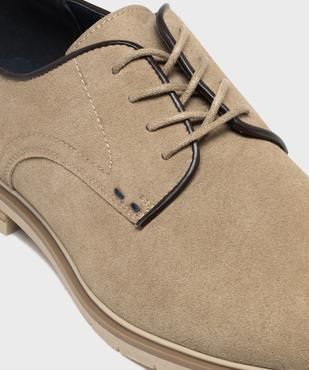 Derbies dessus suédine homme - Mario Baldano vue6 - MARIO BALDANO - GEMO