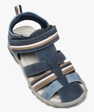 Sandales garçon multi-brides fermeture scratch vue5 - GEMO (ENFANT) - GEMO