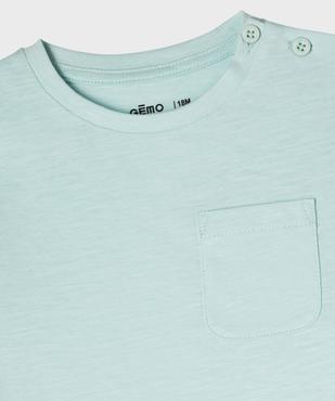 Tee-shirt à manches courtes imprimés bébé garçon (lot de 2) vue3 - GEMO 4G BEBE - GEMO