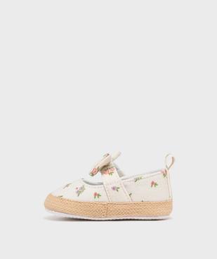 Chaussons de naissance ballerines fleuries à fleurs bébé fille  vue9 - LITTLE LOVE GEMO FOR GOOD - GEMO