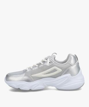 Baskets femme multi-matières à détails brillants – Fila Felice vue3 - FILA - GEMO