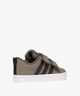 Baskets garçon à double scratch et avec bandes contrastantes - Adidas vue4 - ADIDAS - GEMO