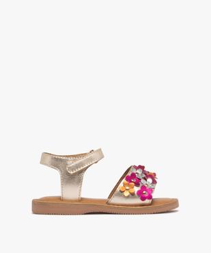 Sandales en cuir brillant à bride fantaisie fille vue1 - TANEO GEMO FOR GOOD - GEMO