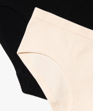Culotte en maille côtelée fille (lot de 2) vue2 - GEMO (JUNIOR) - GEMO