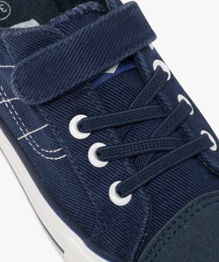 Tennis en toile fermeture scratch garçon - Lee Cooper vue6 - LEE COOPER - GEMO