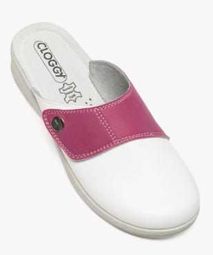 Sabots confort femme avec semelle intérieure cuir - Cloggy vue5 - GEMO (EQUIPT) - GEMO