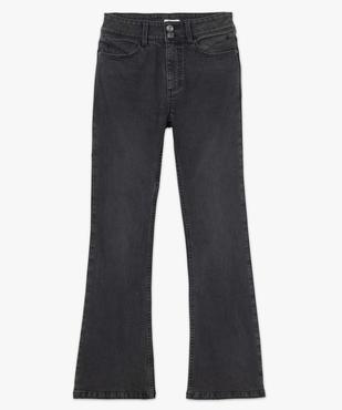 Jean femme coupe Bootcut taille haute vue4 - GEMO(FEMME PAP) - GEMO