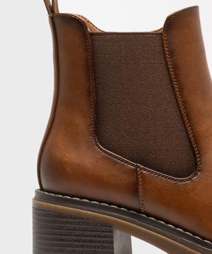 Chelsea boots à semelle crantée femme - 5 Miles vue6 - 5 MILES GEMO FOR GOOD - GEMO