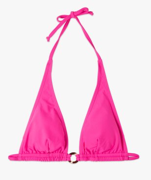 Haut de maillot de bain femme forme triangle vue4 - GEMO 4G FEMME - GEMO