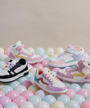 Baskets montantes pastel et léopard à scratch fille vue7 - LOVELY WINGS GEMO FOR GOOD - GEMO