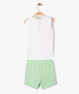 Ensemble bébé fille 2 pièces : short + débardeur imprimés vue4 - GEMO(BEBE DEBT) - GEMO