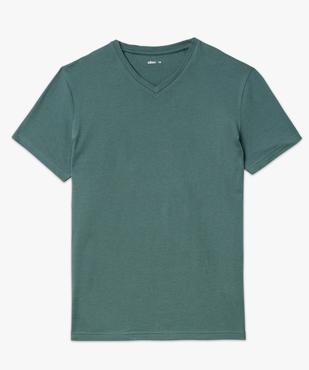 Tee-shirt à manches courtes et col V homme vue5 - GEMO 4G HOMME - GEMO
