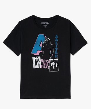 Tee-shirt à manches courtes avec motif femme - Aaliyah vue4 - AALIYAH - GEMO