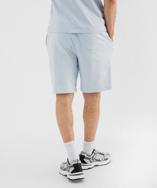 Bermuda en maille French Terry avec taille ajustable homme vue3 - GEMO 4G HOMME - GEMO