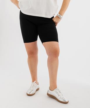 Legging court en maille extensible femme grande taille vue1 - GEMO (G TAILLE) - GEMO