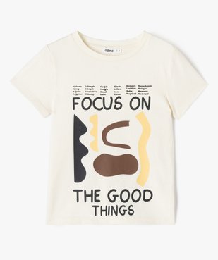 Tee-shirt à manches courtes thème villes américaines garçon vue1 - GEMO (ENFANT) - GEMO