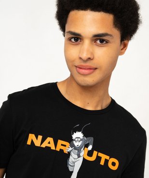 Tee-shirt manches courtes en coton imprimé homme - Naruto vue2 - NARUTO - GEMO