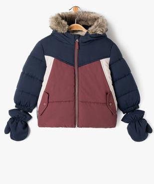 Doudoune à capuche avec moufles bébé garçon vue1 - GEMO 4G BEBE - GEMO