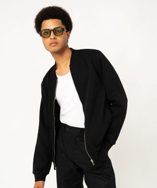 Sweat zippé en molleton doux homme vue2 - GEMO (HOMME) - GEMO