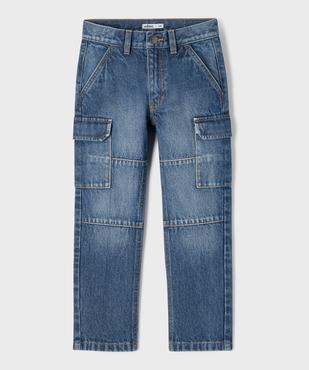 Jean cargo délavé garçon vue1 - GEMO (ENFANT) - GEMO