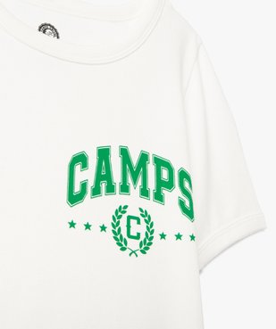 Tee-shirt fille avec inscription - Camps United vue2 - CAMPS UNITED - GEMO