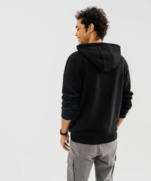 Sweat à capuche avec intérieur molletonné et motif poitrine homme vue3 - GEMO (HOMME) - GEMO