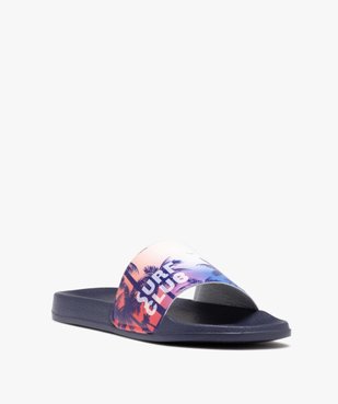 Mules de piscine garçon style surf décor soleil couchant vue2 - GEMO (PLAGE) - GEMO