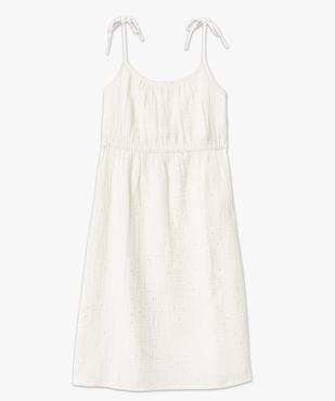 Robe de grossesse à fines bretelles en gaze de coton vue4 - GEMO (MATER) - GEMO