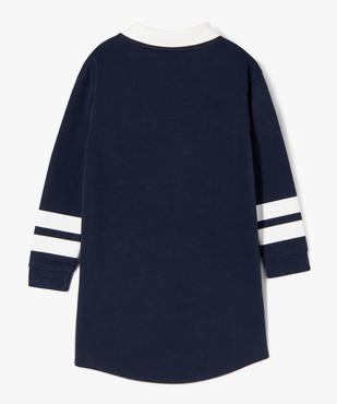 Robe sweat courte à col polo fille - Camps United vue5 - CAMPS UNITED - GEMO