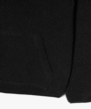Sweat à capuche en maille bouclette garçon vue3 - GEMO (JUNIOR) - GEMO
