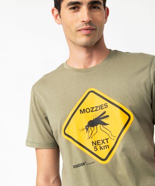 Tee-shirt manches courtes imprimé homme - Roadsign vue2 - ROADSIGN D - GEMO