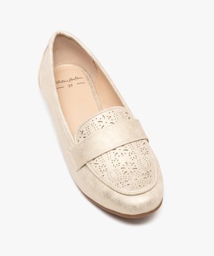 Mocassins avec dessus métallisé femme - Valentina Baldano vue6 - VALENTINA BALDA - GEMO