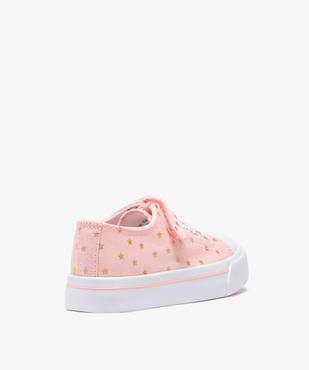 Baskets fille en toile à lacets élastiques - Les Supaires vue4 - GEMO 4G FILLE - GEMO