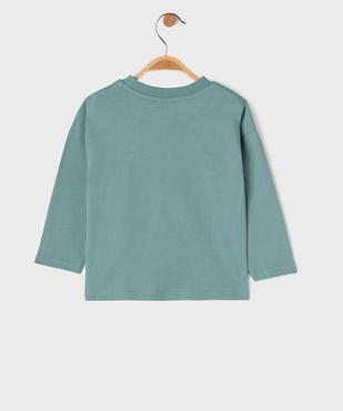 Tee-shirt manches longues en jersey de coton imprimé Avengers bébé garçon  - Marvel vue3 - AVENGERS - GEMO