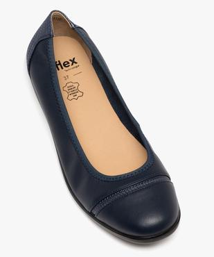 Ballerines confort en cuir femme vue5 - G'FLEX - GEMO