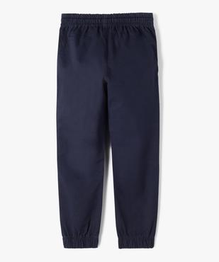 Pantalon jogger en toile garçon vue3 - GEMO (ENFANT) - GEMO