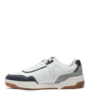 Baskets homme tricolores à lacets style casual vue4 - GEMO (SPORTSWR) - GEMO