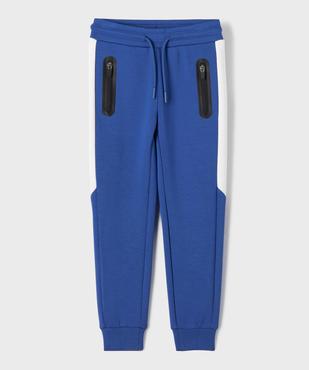 Jogging léger à poches zippées garçon vue2 - GEMO (ENFANT) - GEMO