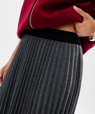 Jupe midi plissée femme vue2 - GEMO(FEMME PAP) - GEMO