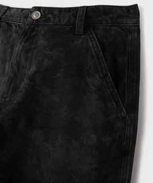 Jean loose en denim 100 % coton à motif délavé garçon - Camps United vue2 - CAMPS - GEMO